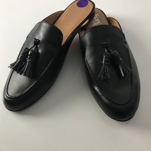 NWT Franco Sarto Prentice Mules Black 8 1/2